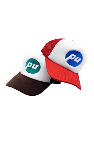 PU Circle Logo Trucker Hat