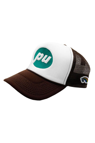 PU Circle Logo Trucker Hat